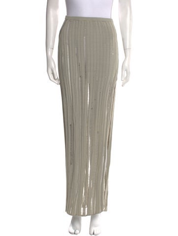 Aya Muse Skirts Distressed Accents Long Skirt L