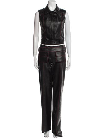 Aya Muse Embroidered Accent Pant Set