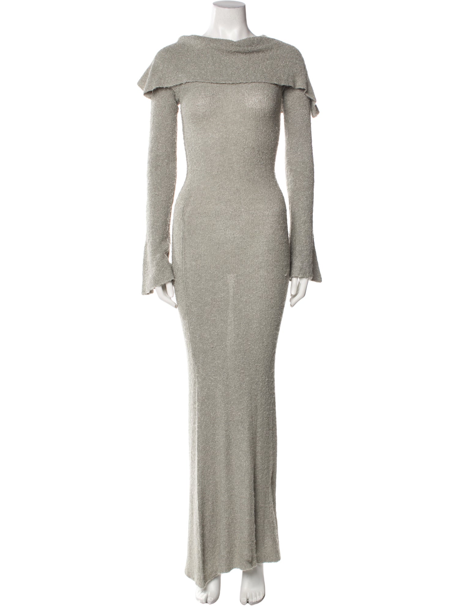 Aya Muse Bateau Neckline Long Dress