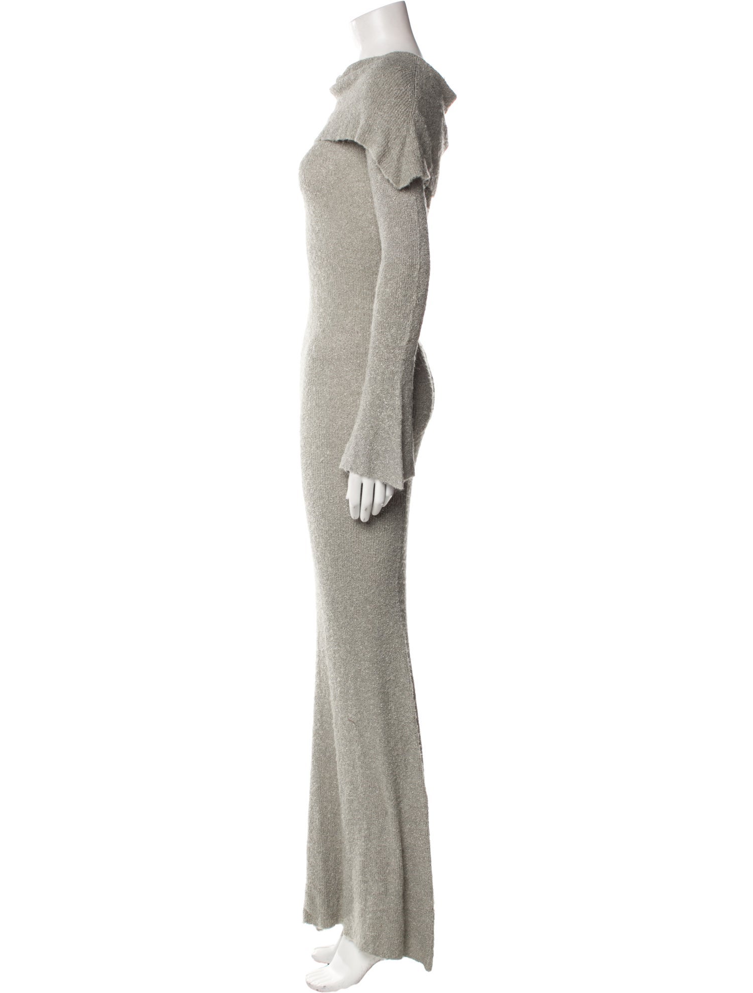 Aya Muse Bateau Neckline Long Dress