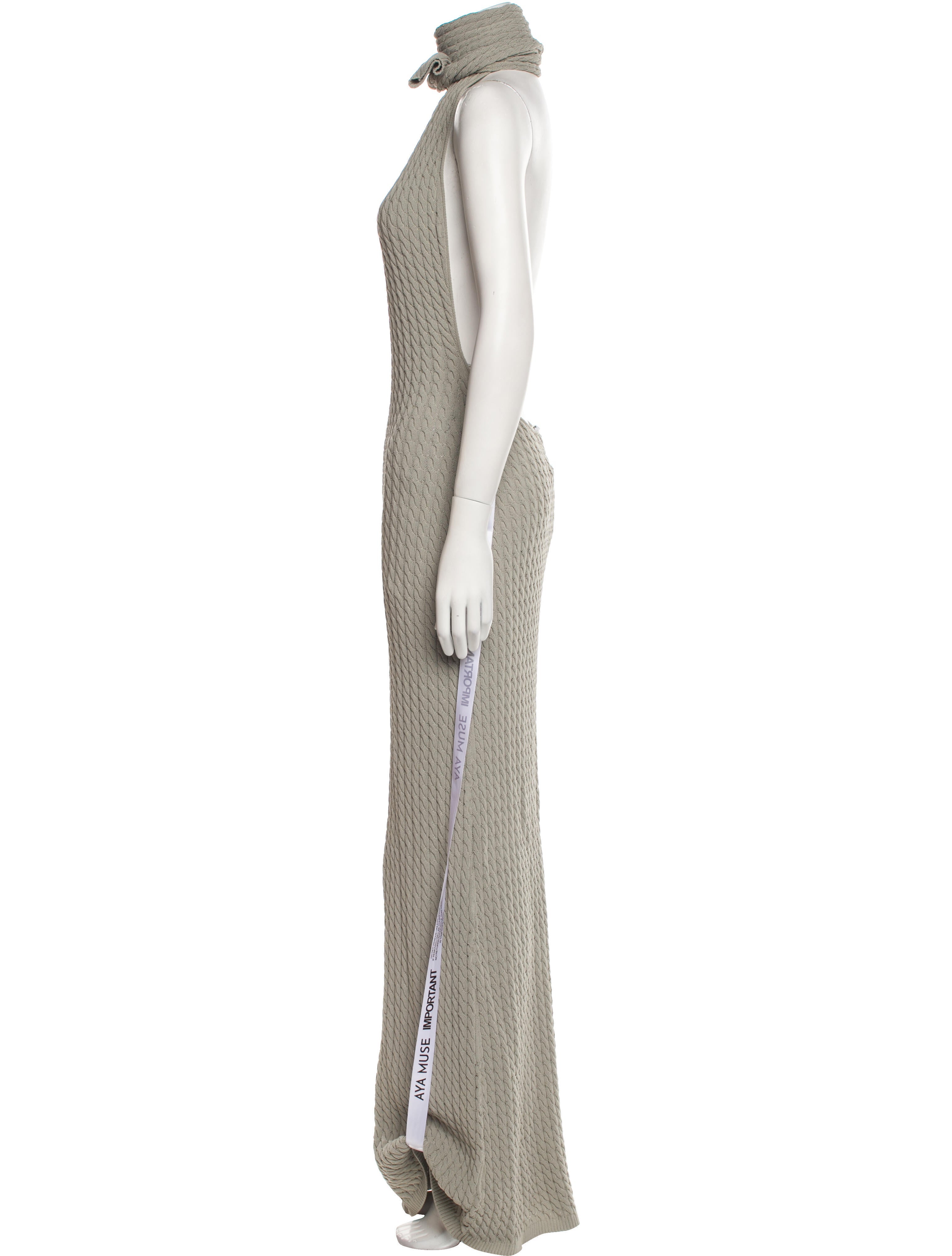 Aya Muse Turtleneck Long Dress