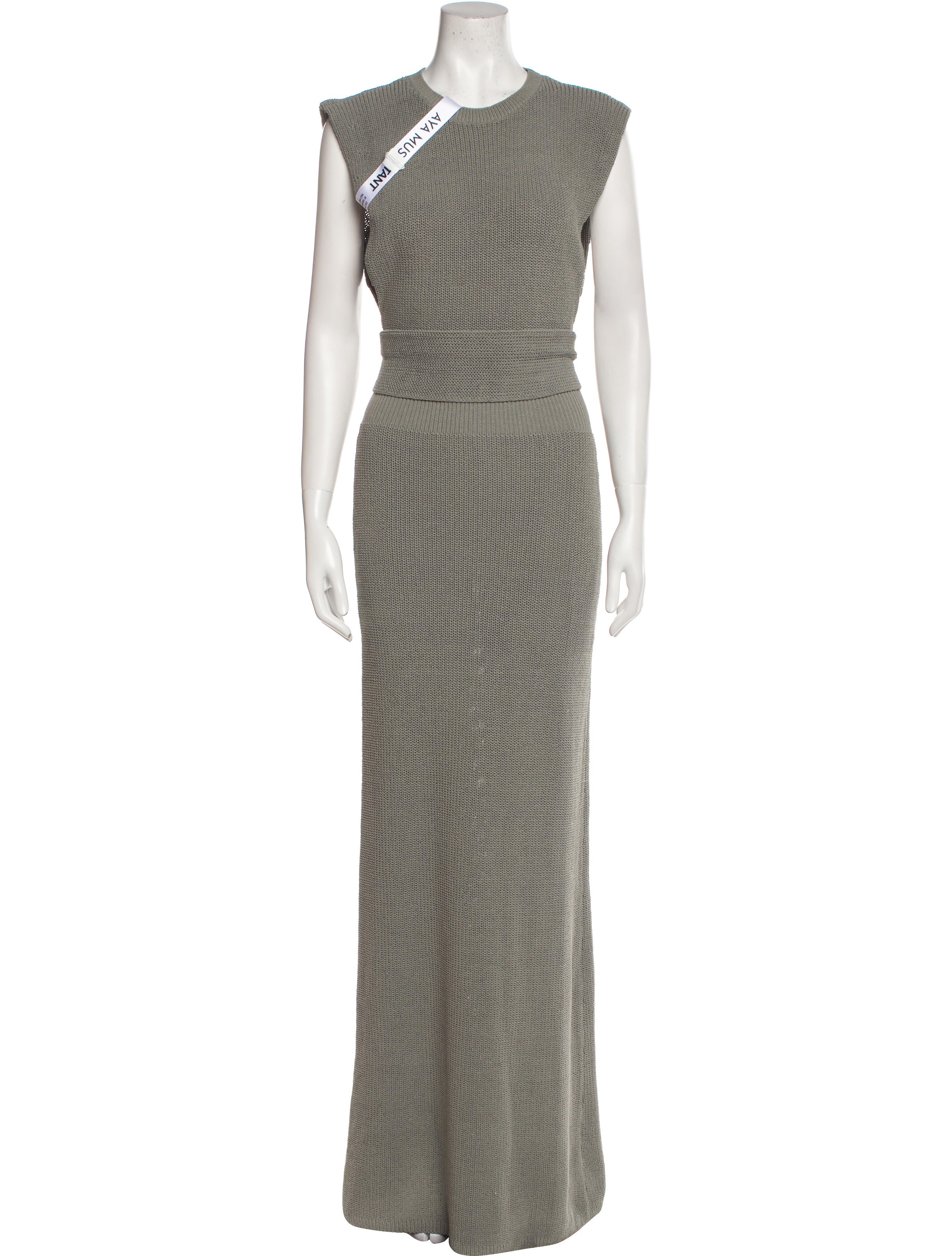 Aya Muse Crew Neck Long Dress