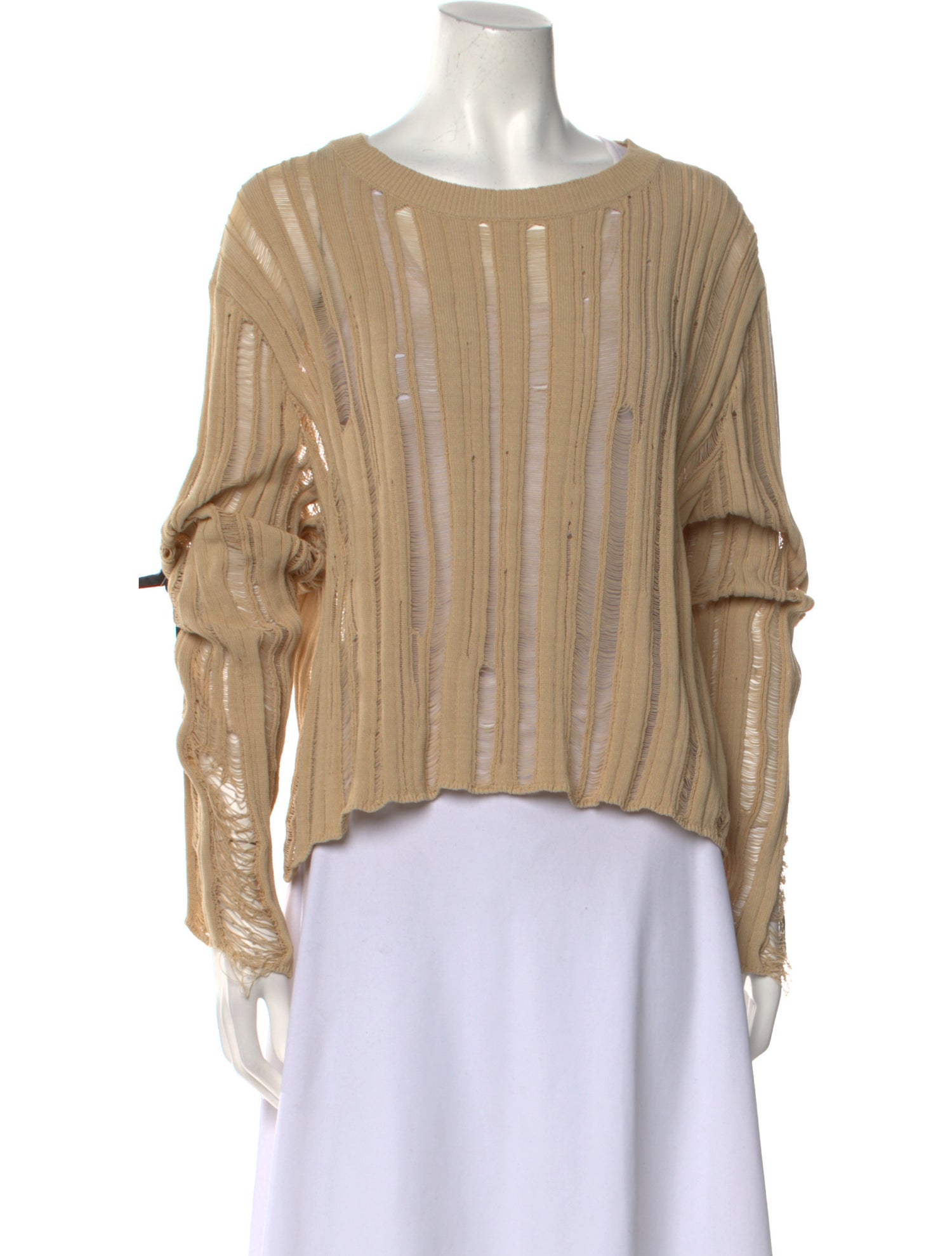 Aya Muse Bateau Neckline Long Sleeve Blouse w/ Tags