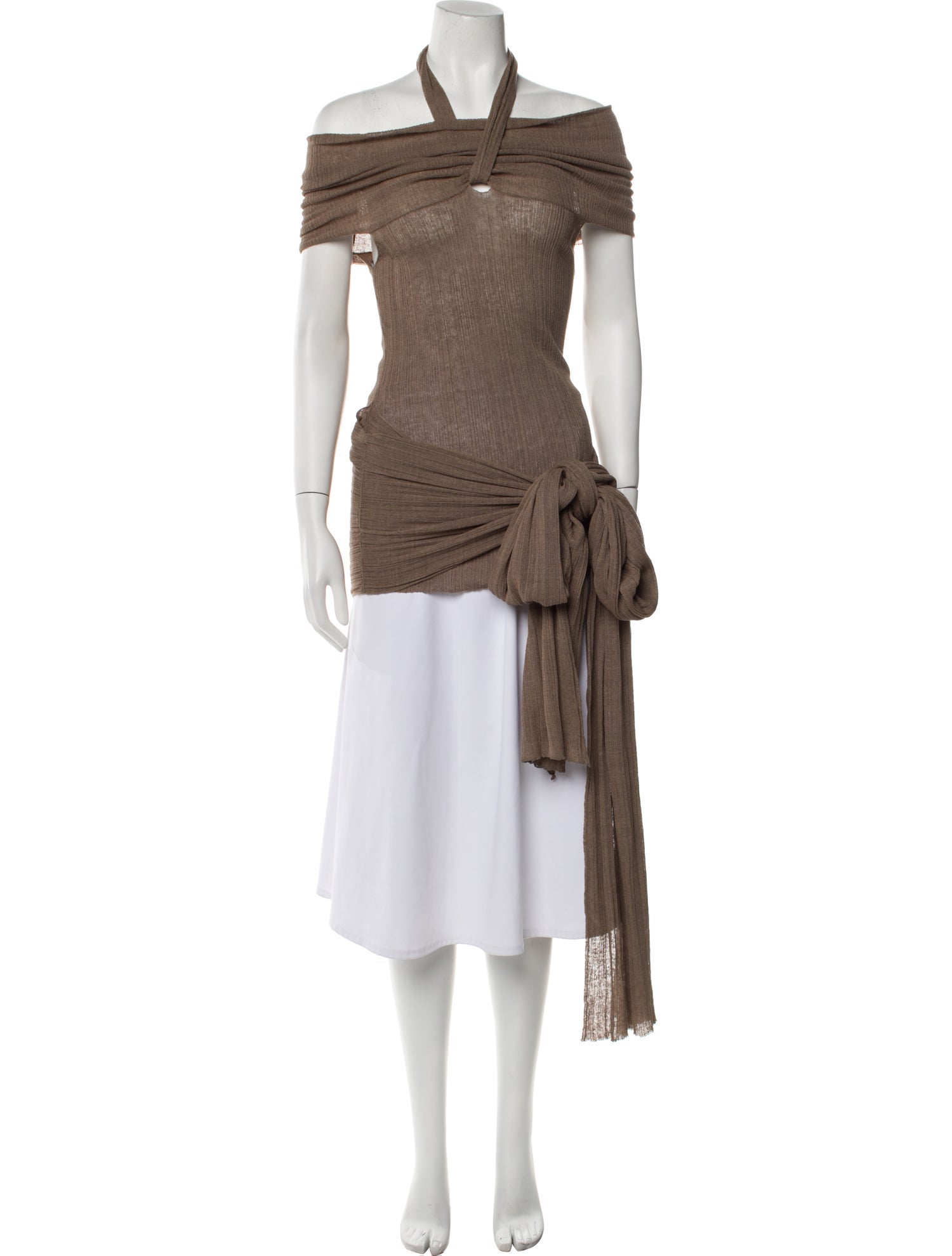 Aya Muse Off-The-Shoulder Mini Dress w/ Tags