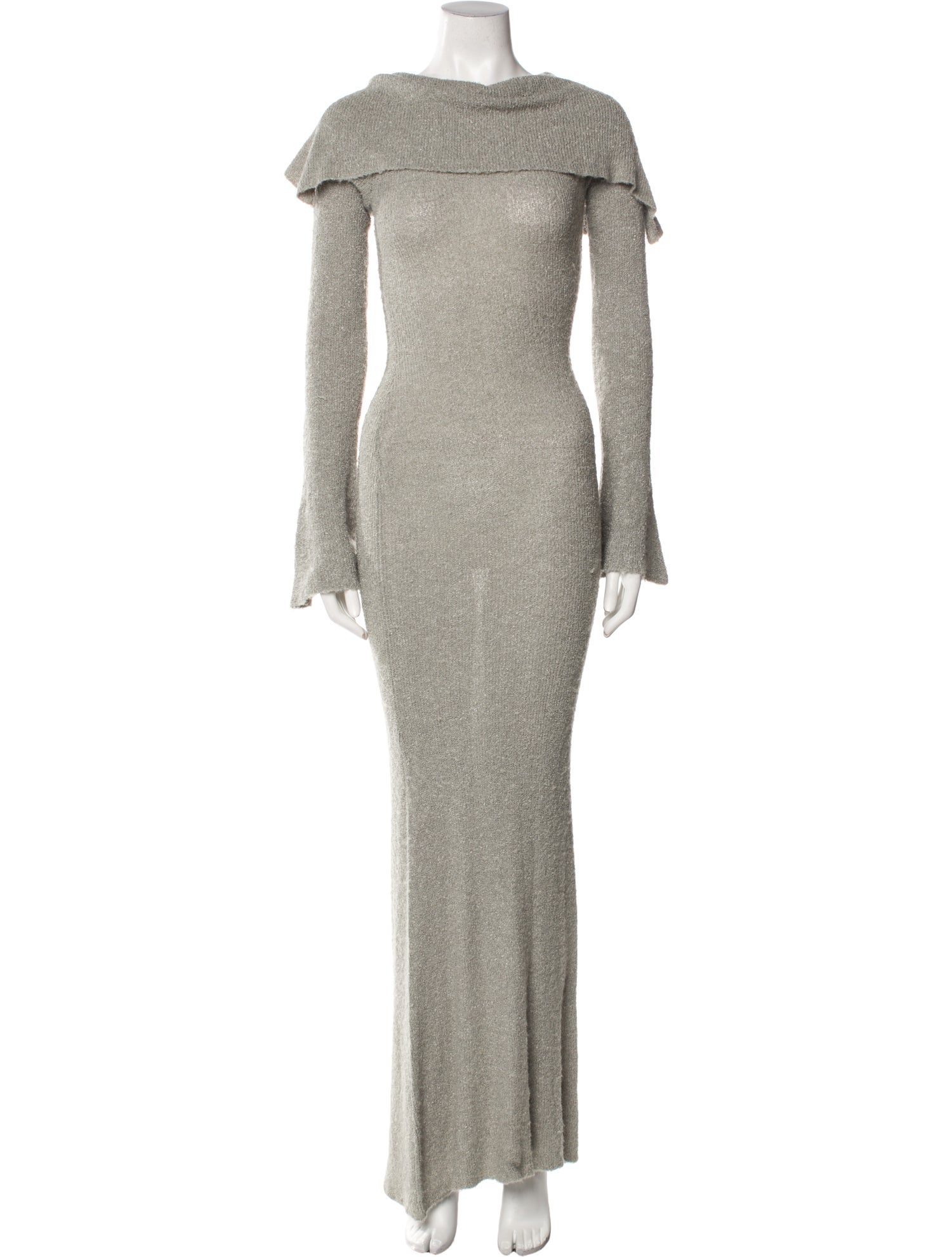 Aya Muse Bateau Neckline Long Dress