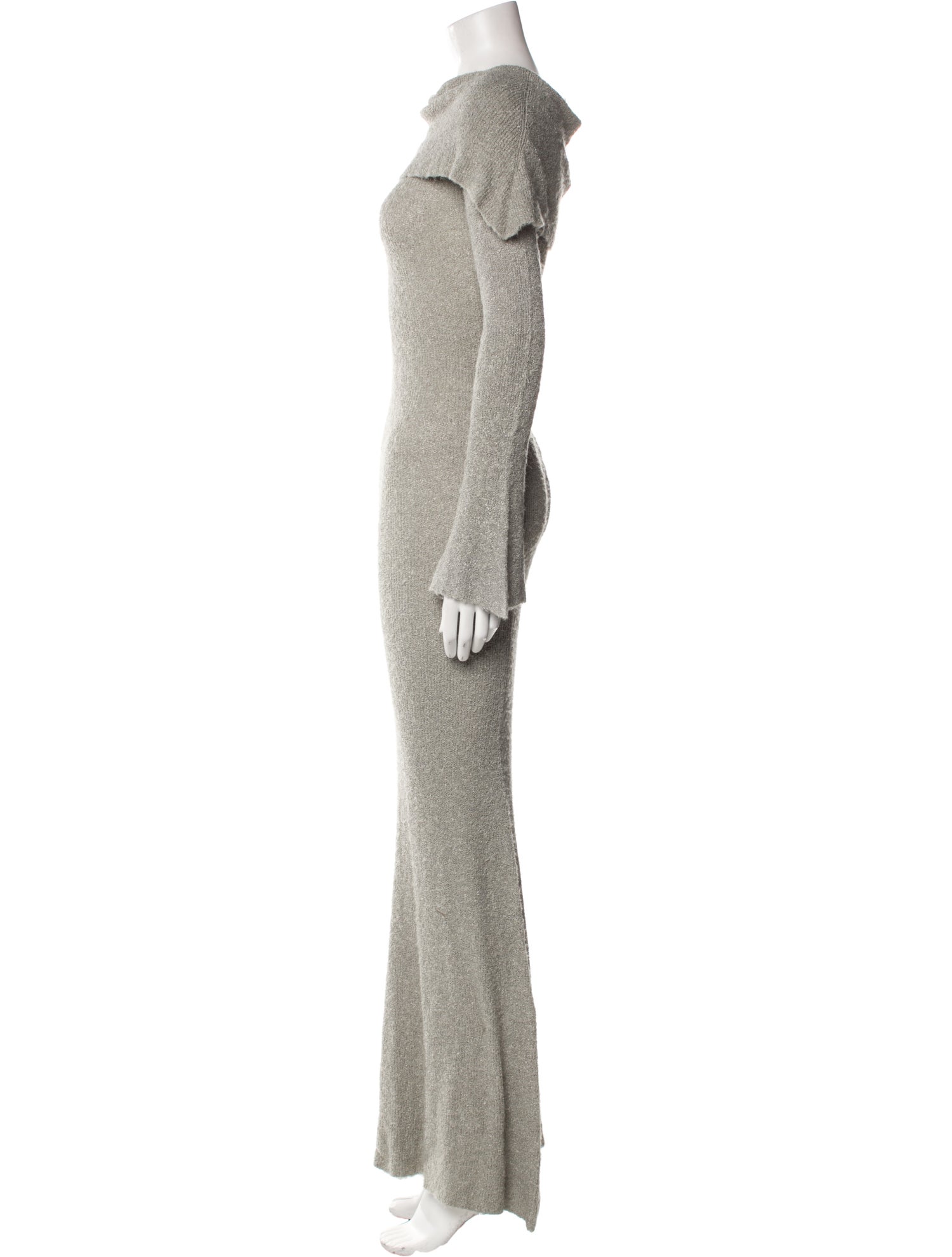 Aya Muse Bateau Neckline Long Dress