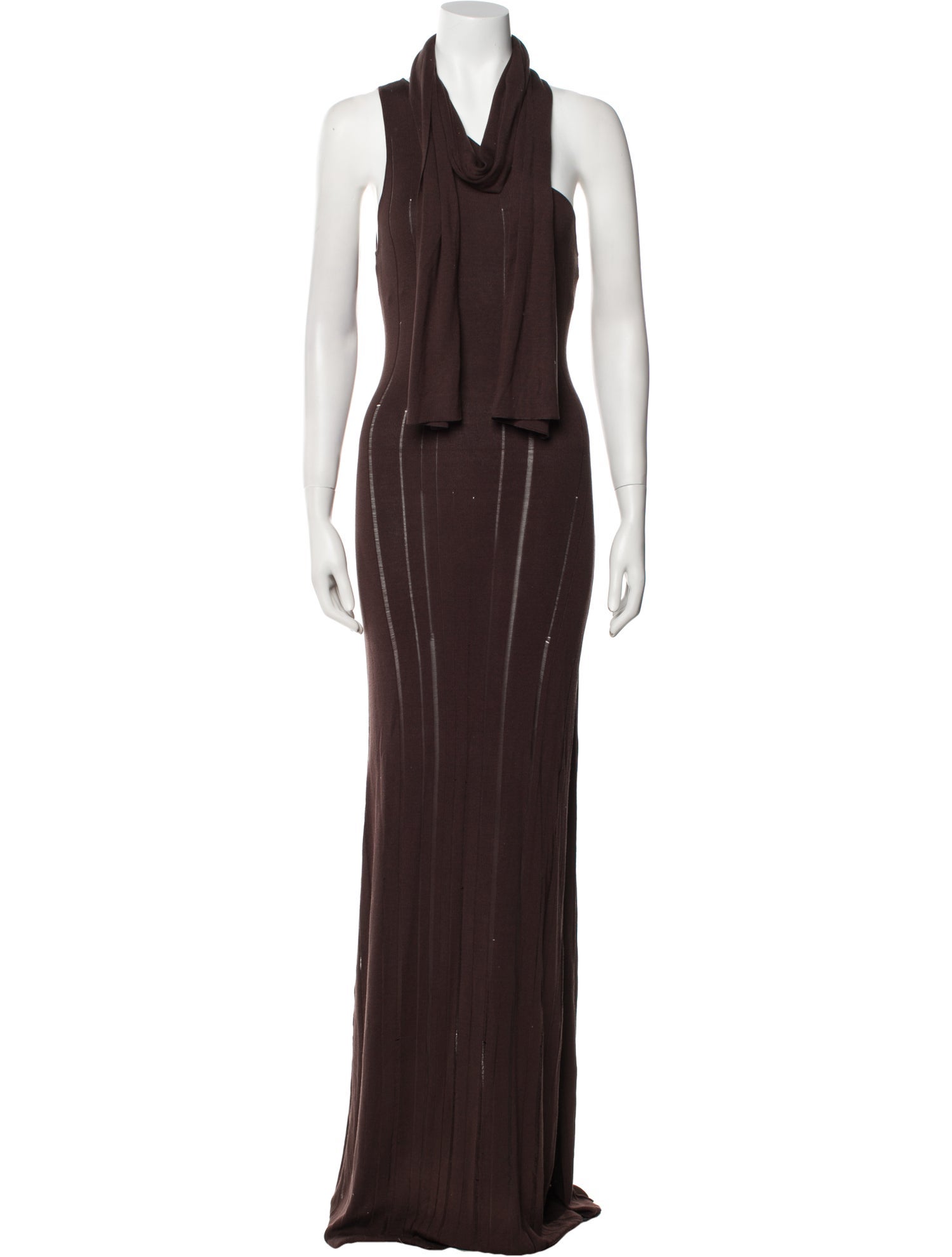 Aya Muse Cowl Neck Long Dress w/ Tags