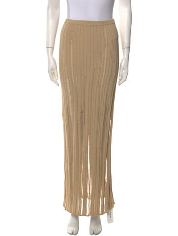 Aya Muse Skirts Distressed Accents Long Skirt XS