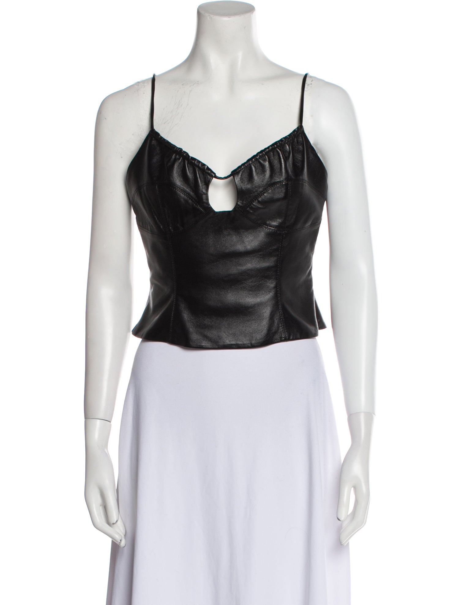 Aya Muse V-Neck Sleeveless Crop Top