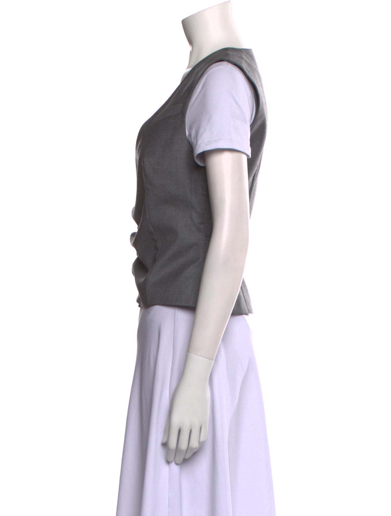 Aya Muse Wool V-Neck Crop Top