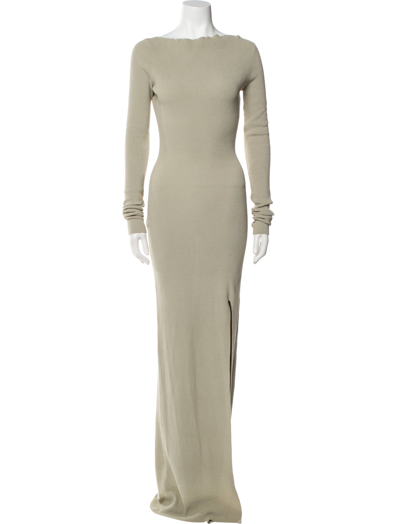 Aya Muse Bateau Neckline Long Dress