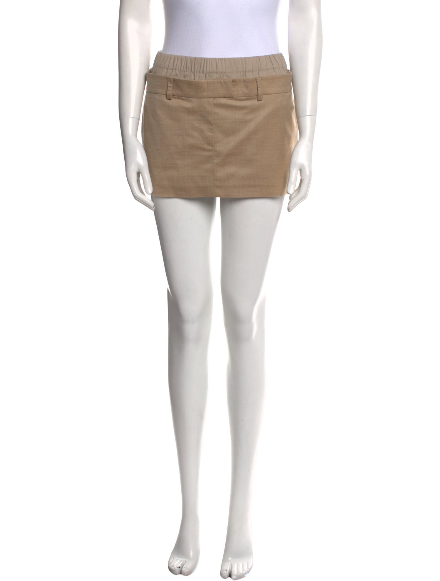 Aya Muse Pleated Accents Mini Skirt