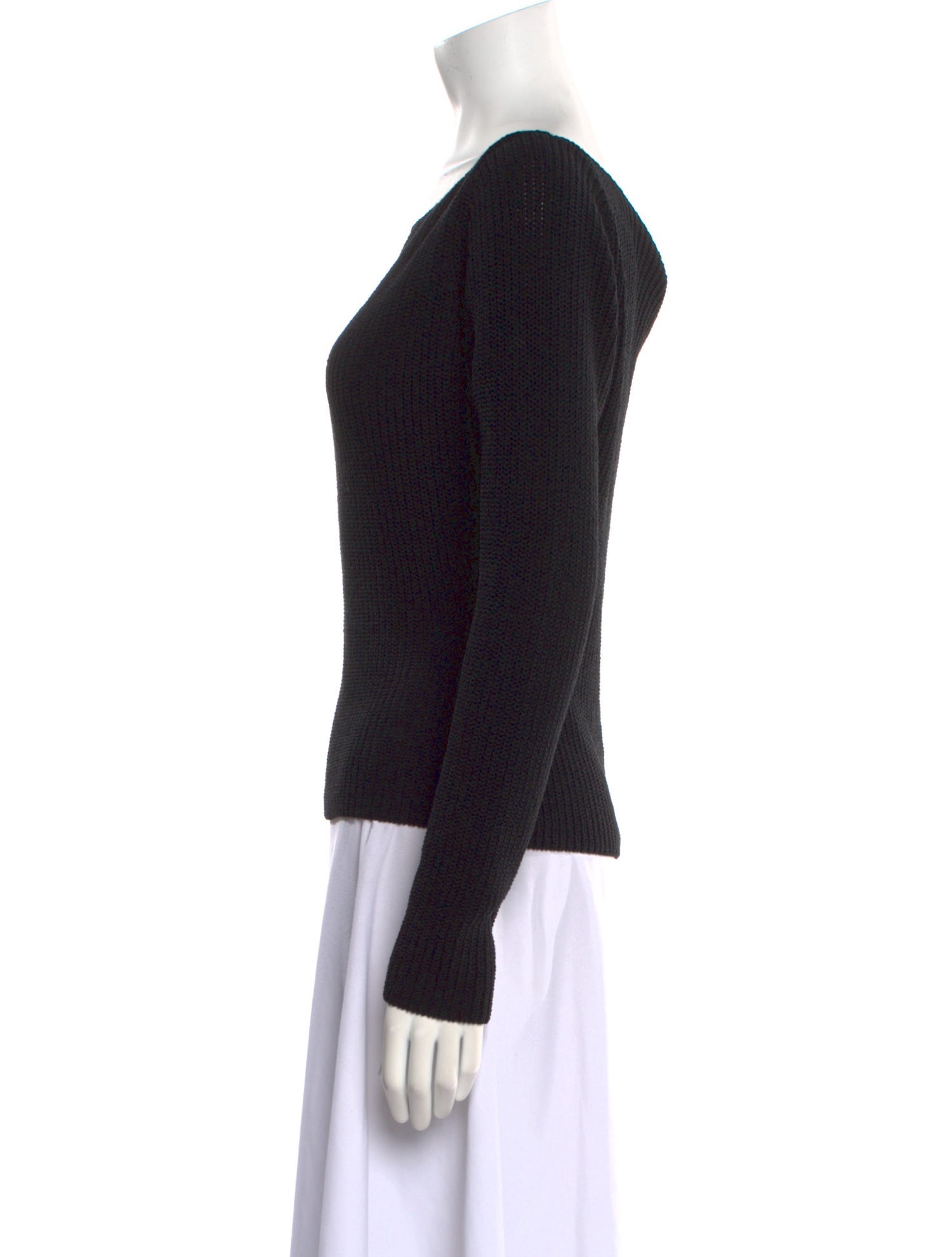 Aya Muse V-Neck Long Sleeve Crop Top w/ Tags