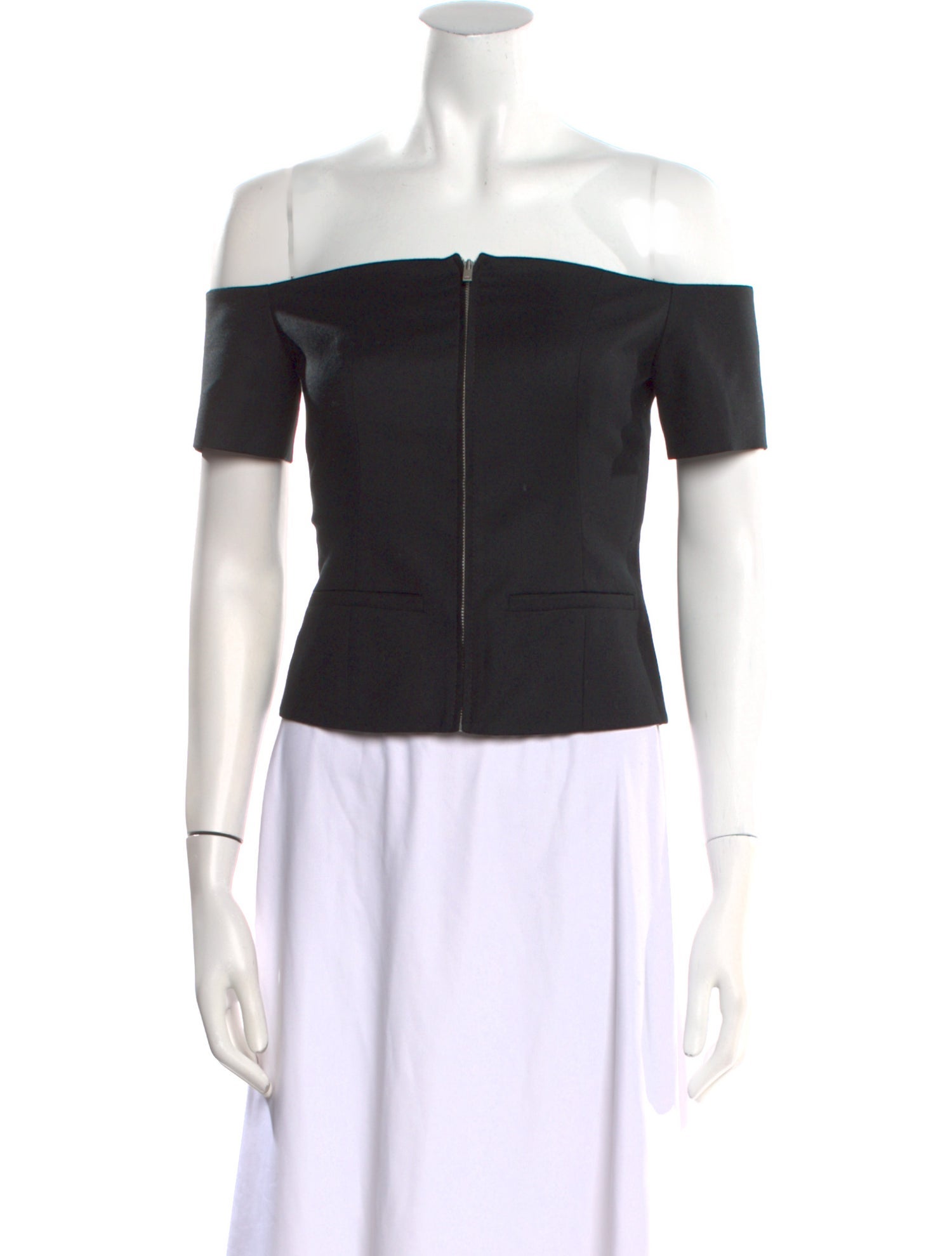 Aya Muse Wool Off-The-Shoulder Top w/ Tags