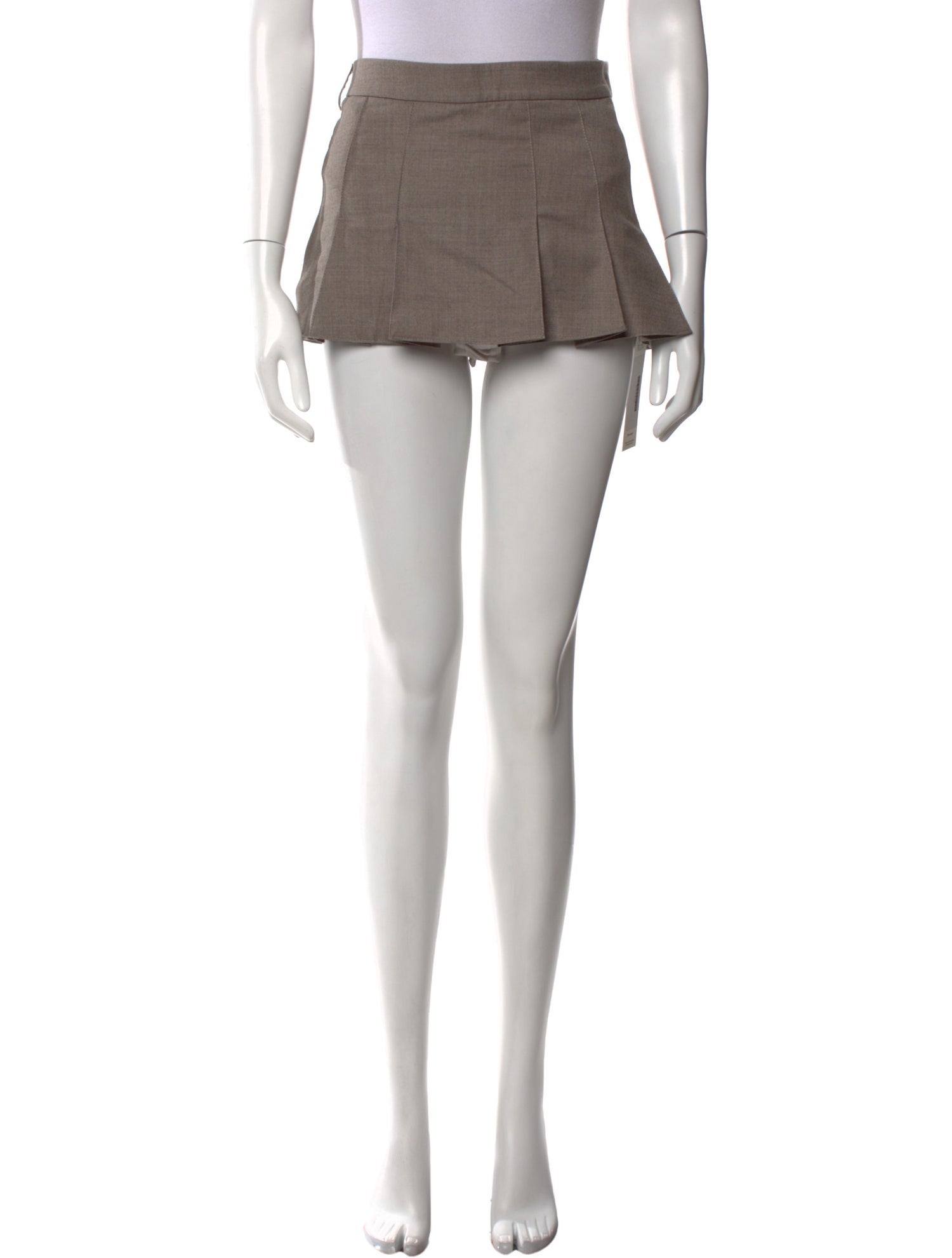 Aya Muse Pleated Accents Mini Skirt