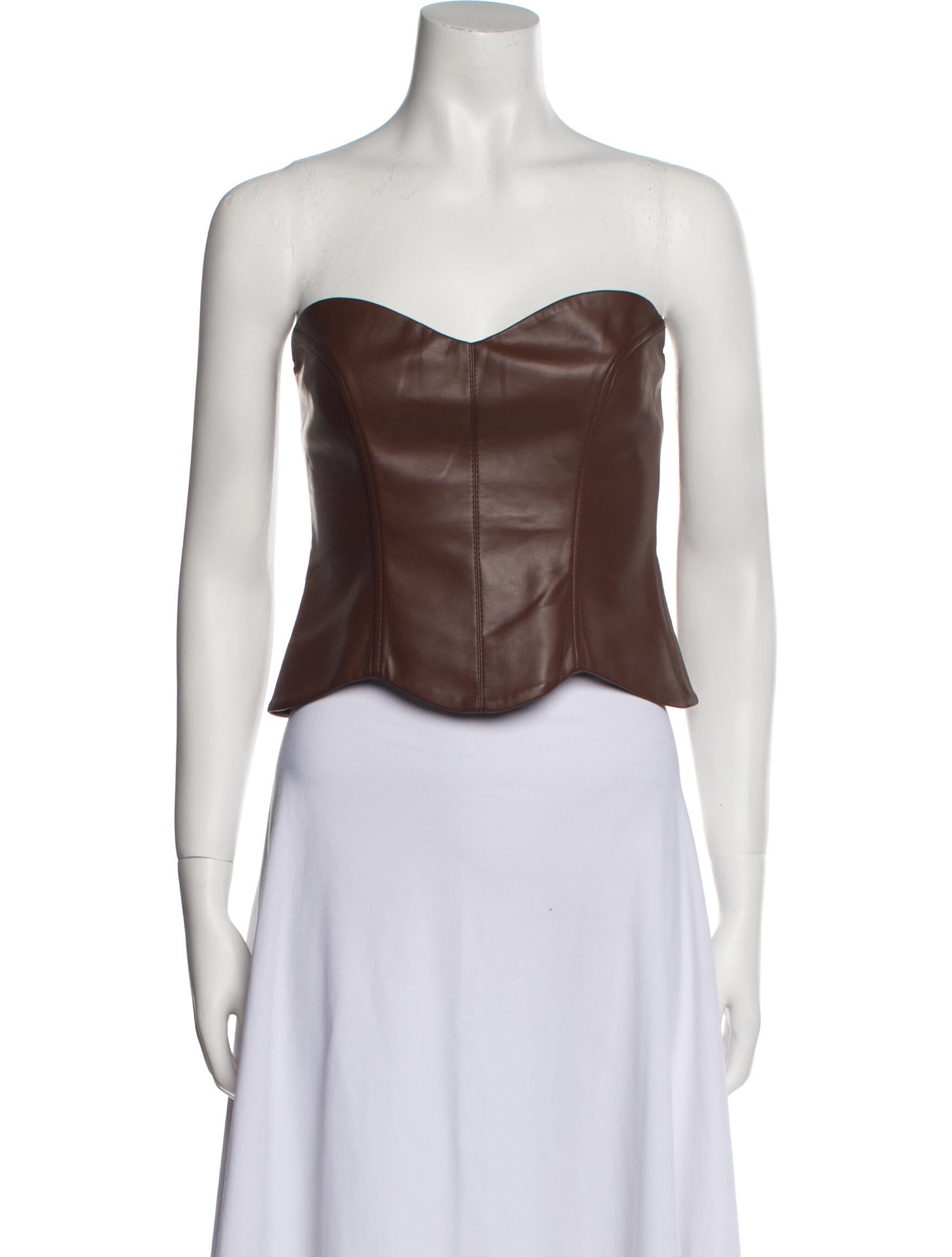 Aya Muse Strapless Crop Top w/ Tags