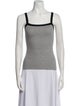 Aya Muse Square Neckline Sleeveless Top