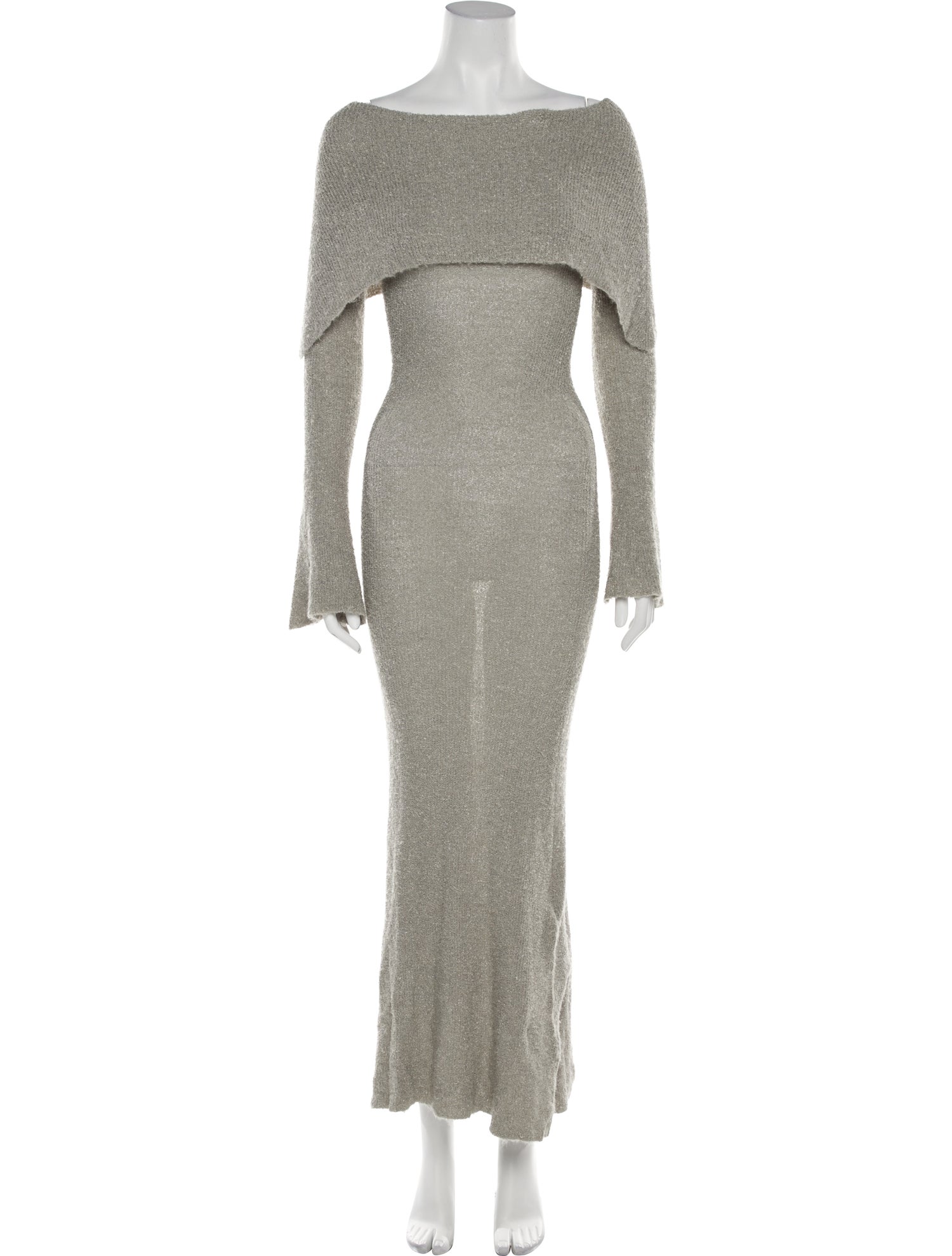 Aya Muse Bateau Neckline Long Dress