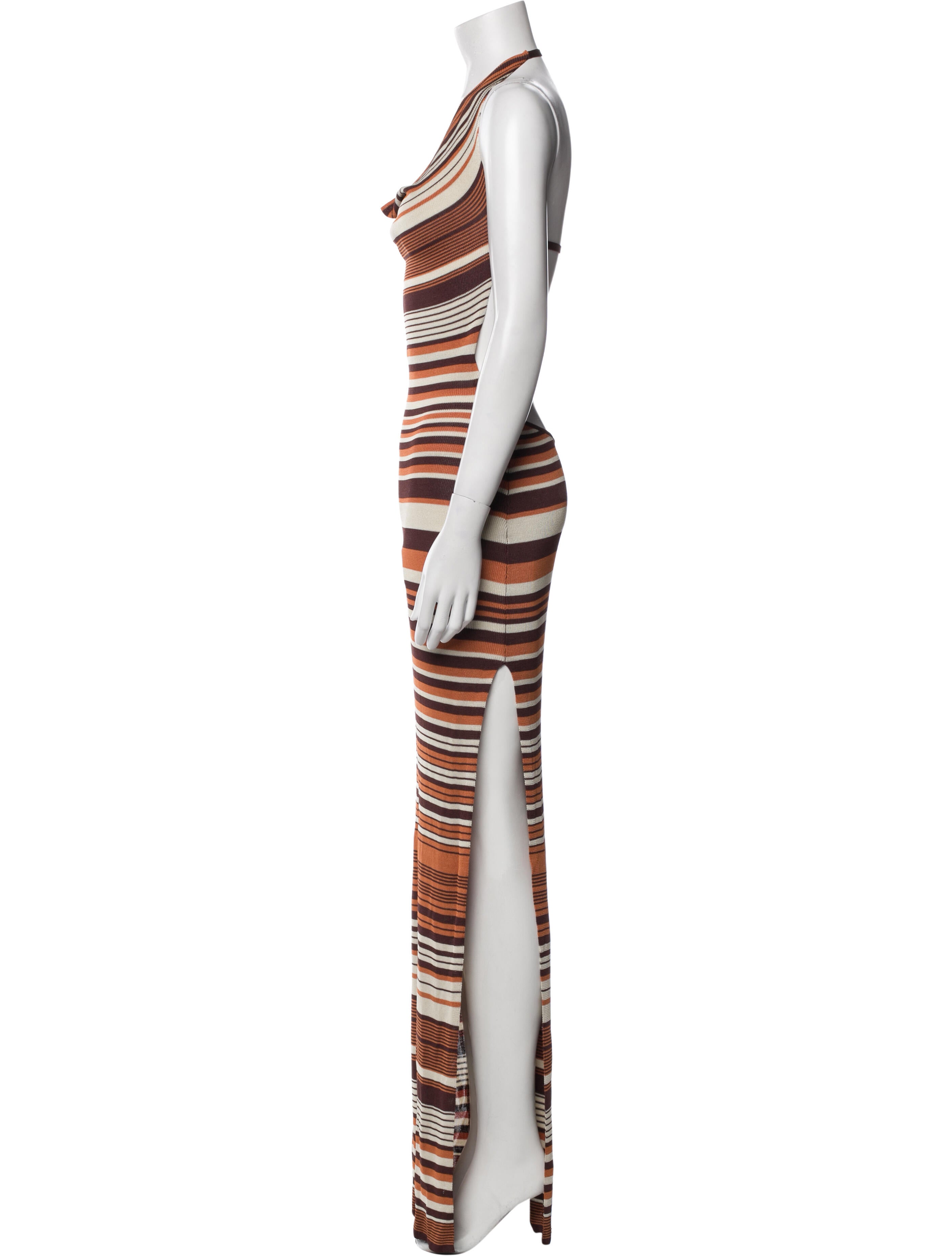 Aya Muse Striped Long Dress