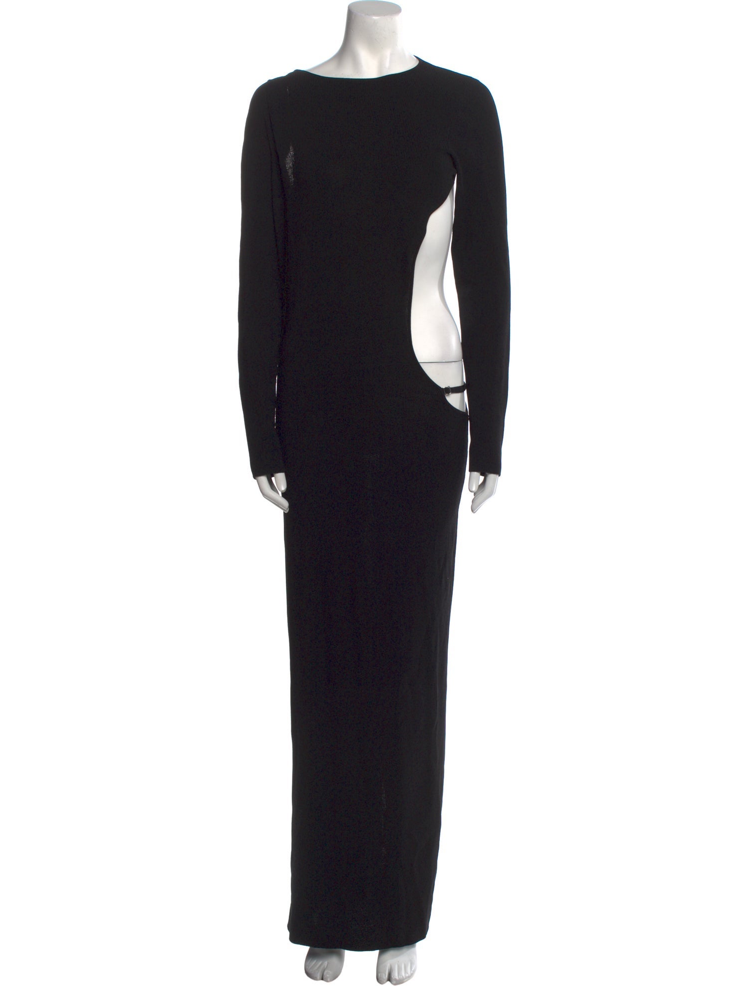 Aya Muse Bateau Neckline Long Dress