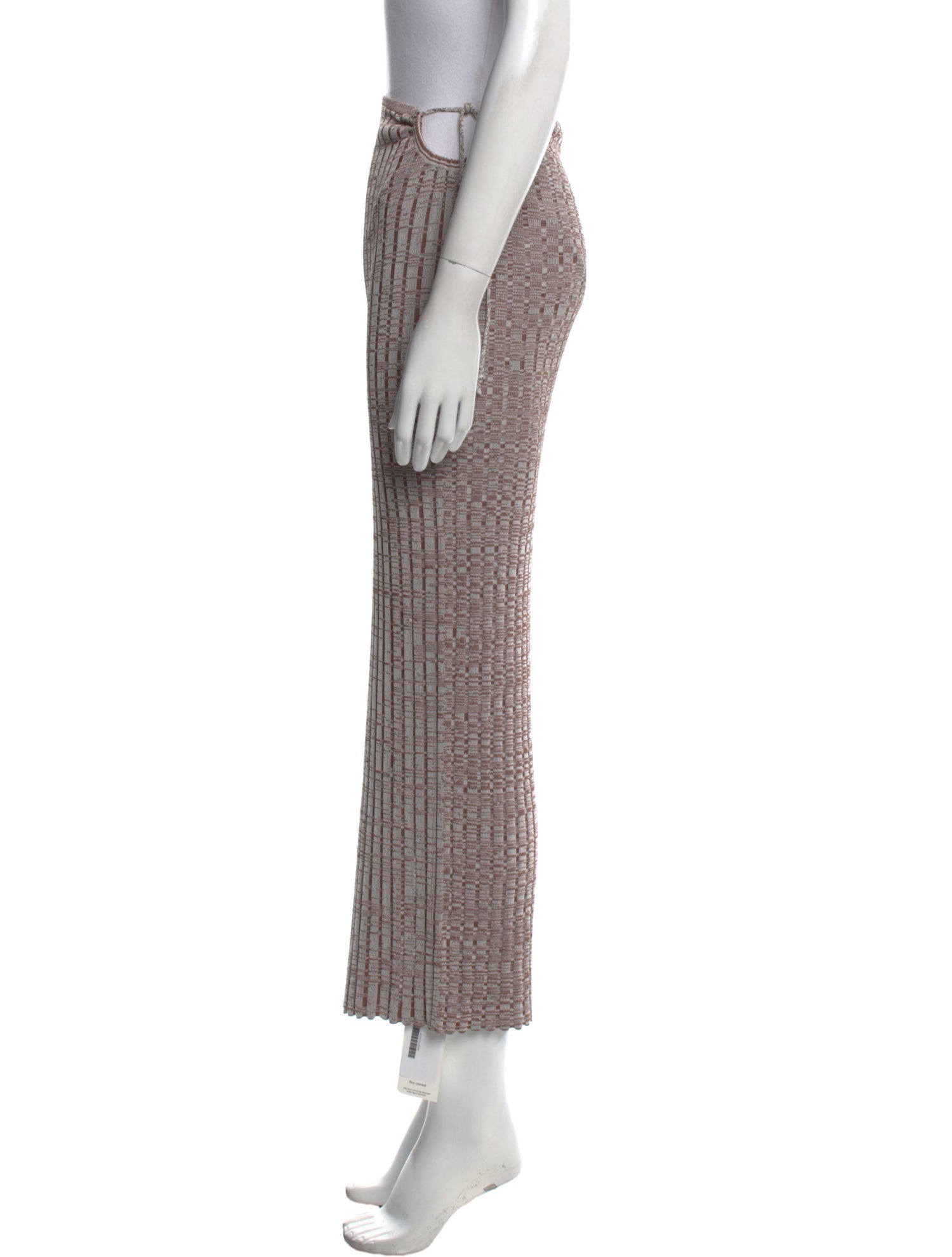 Aya Muse Striped Midi Length Skirt