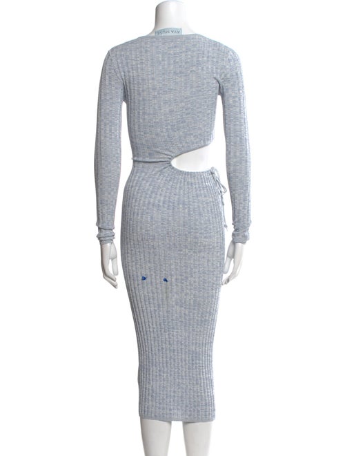 Aya Muse Bateau Neckline Midi Length Dress