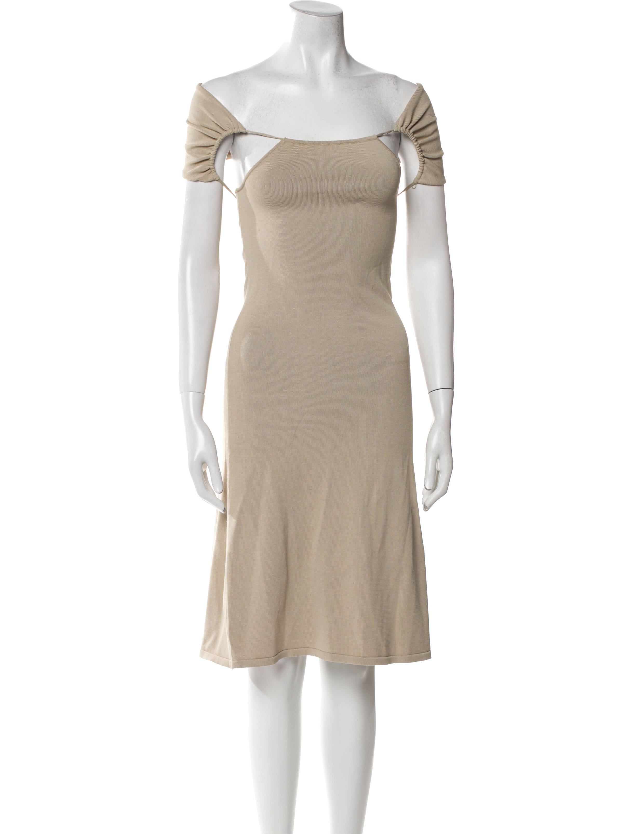 Aya Muse Off-The-Shoulder Midi Length Dress