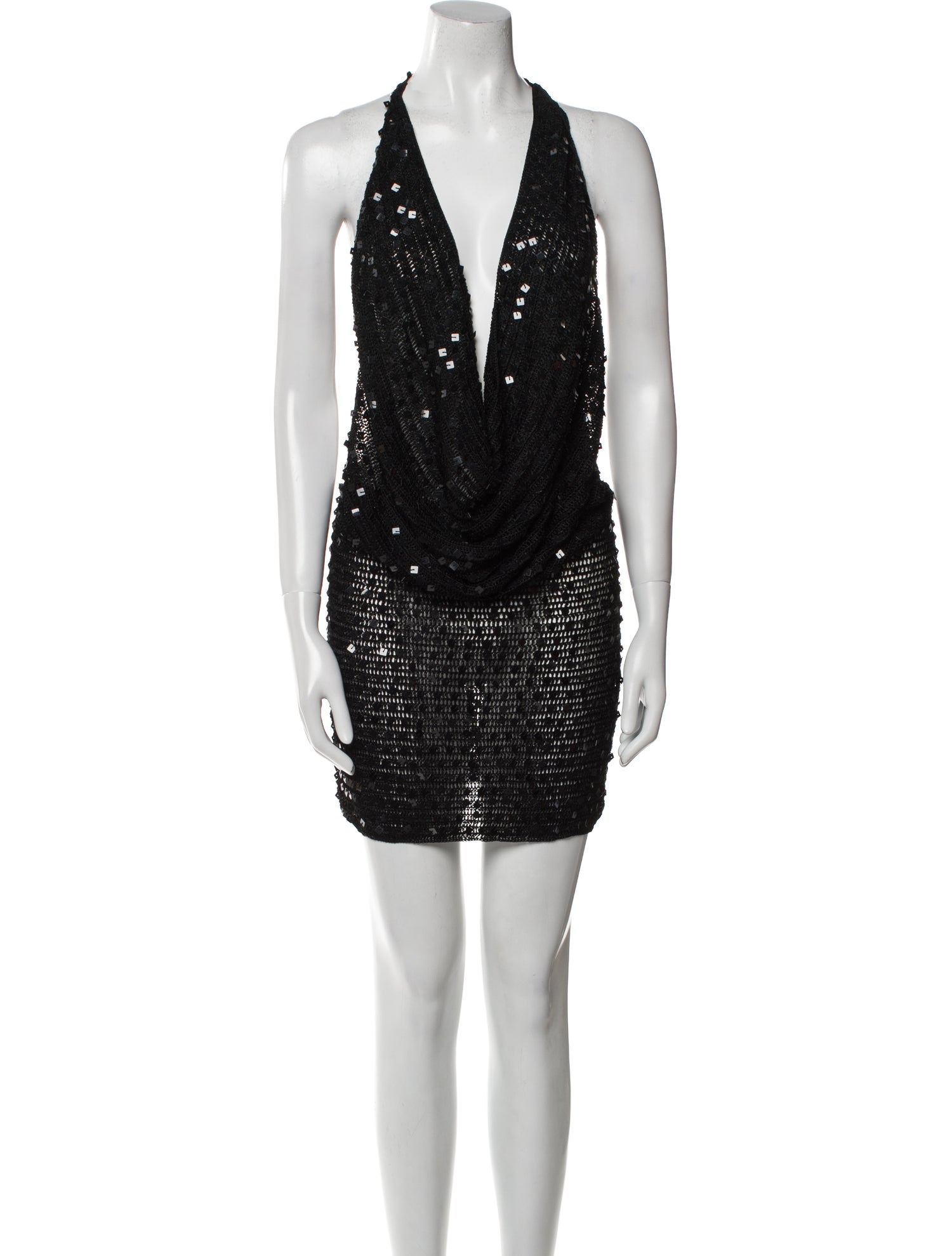 Aya Muse V-Neck Knee-Length Dress