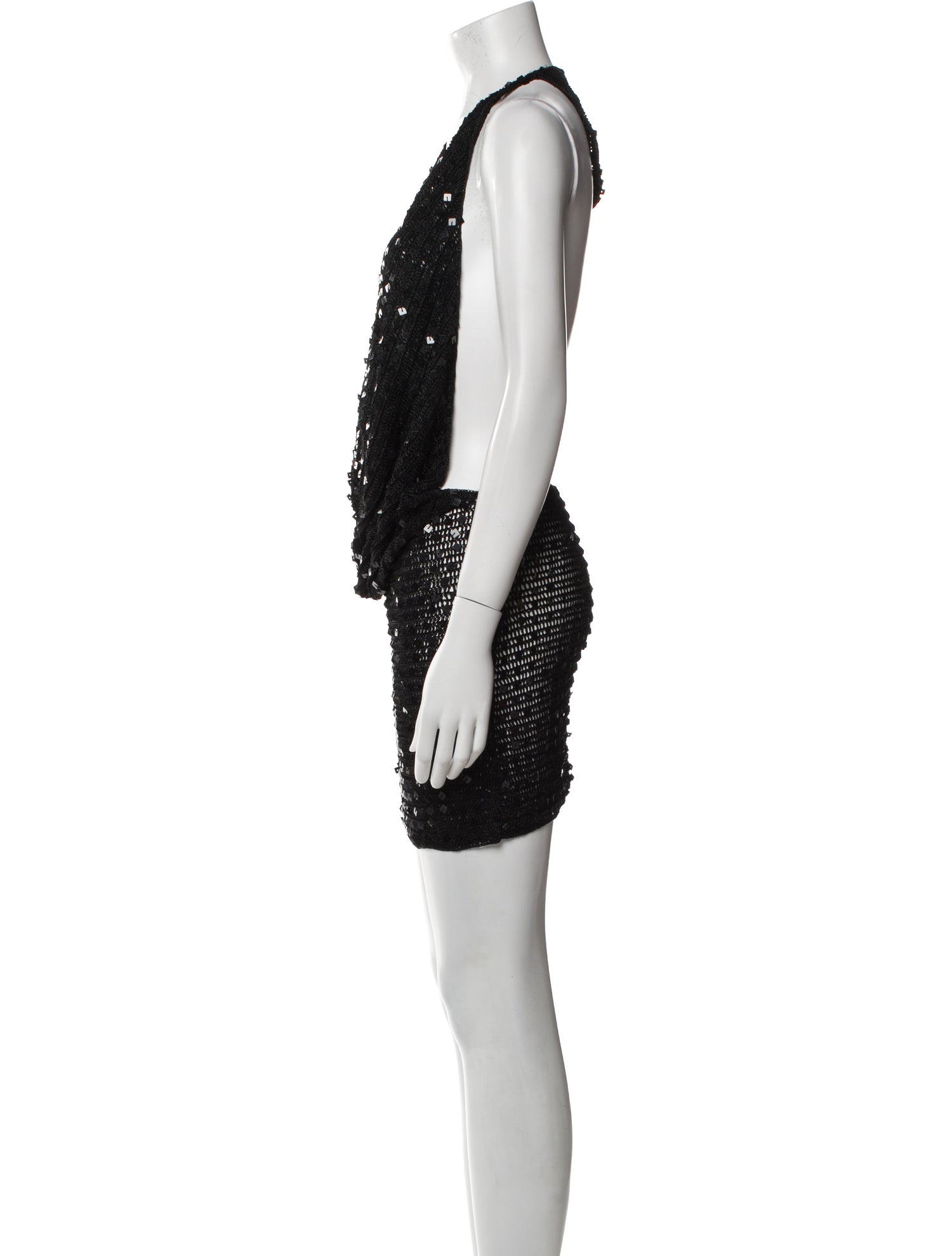 Aya Muse V-Neck Knee-Length Dress