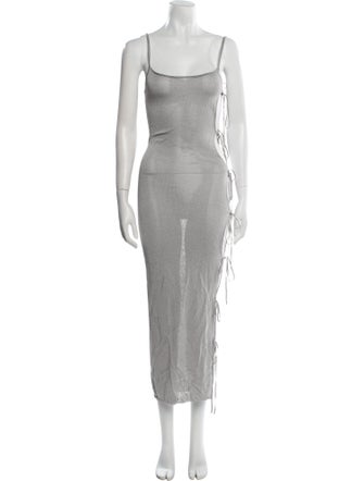 Aya Muse Nylon Long Dress