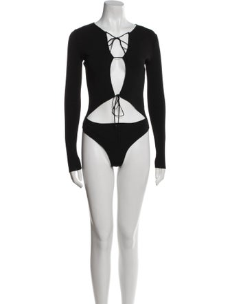 Aya Muse V-Neck Long Sleeve Bodysuit