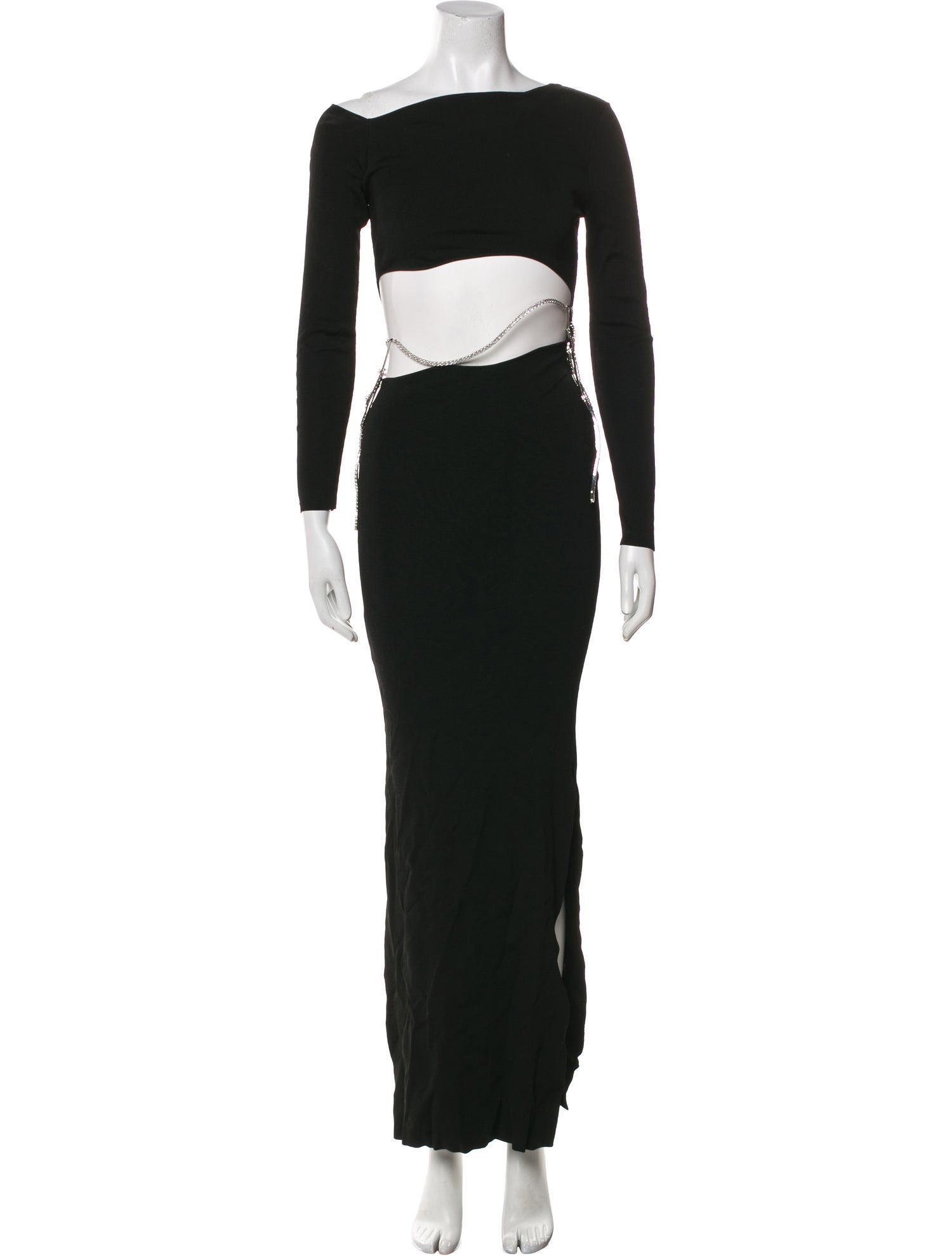 Aya Muse Bateau Neckline Long Dress