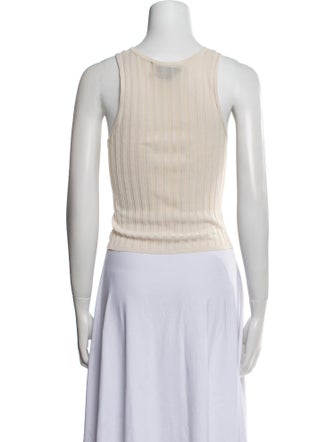 Aya Muse V-Neck Sleeveless Crop Top