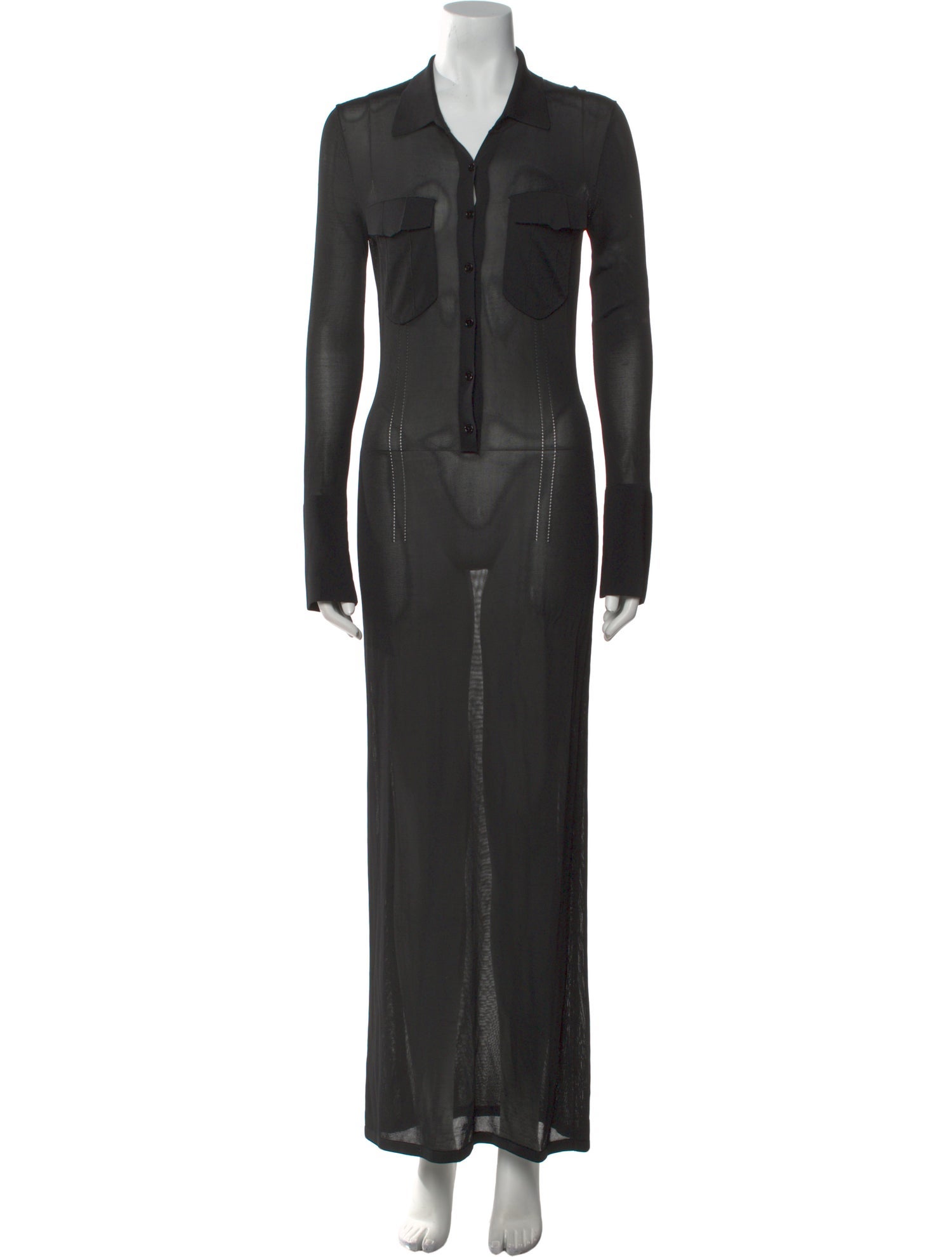 Aya Muse V-Neck Long Dress