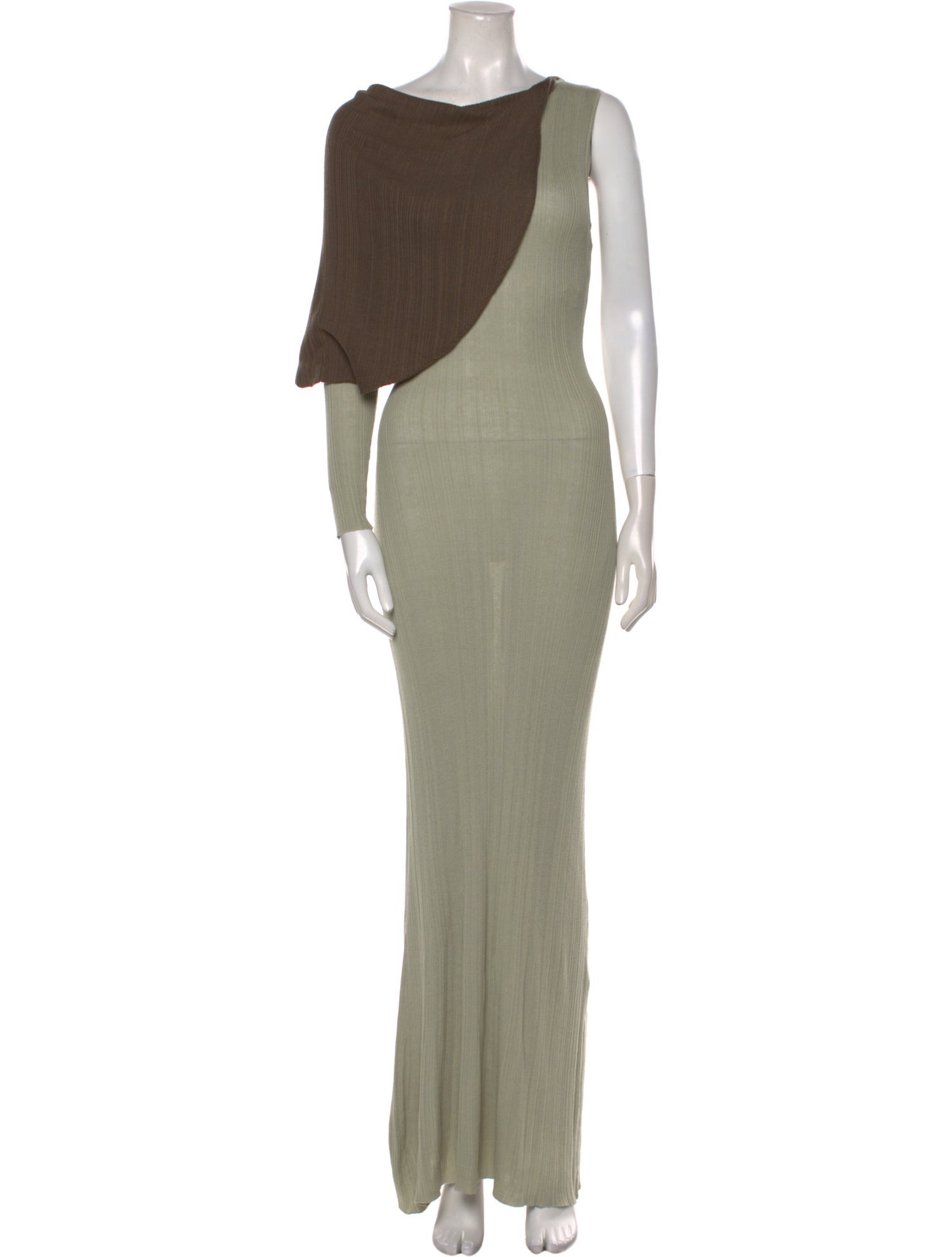 Aya Muse Bateau Neckline Long Dress