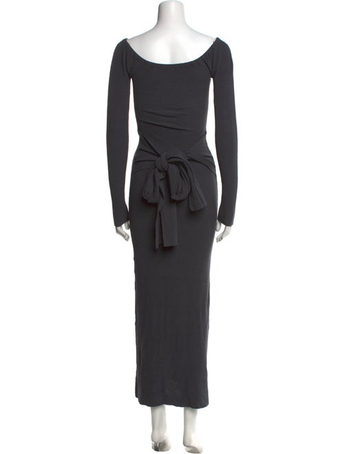 Aya Muse Bateau Neckline Long Dress