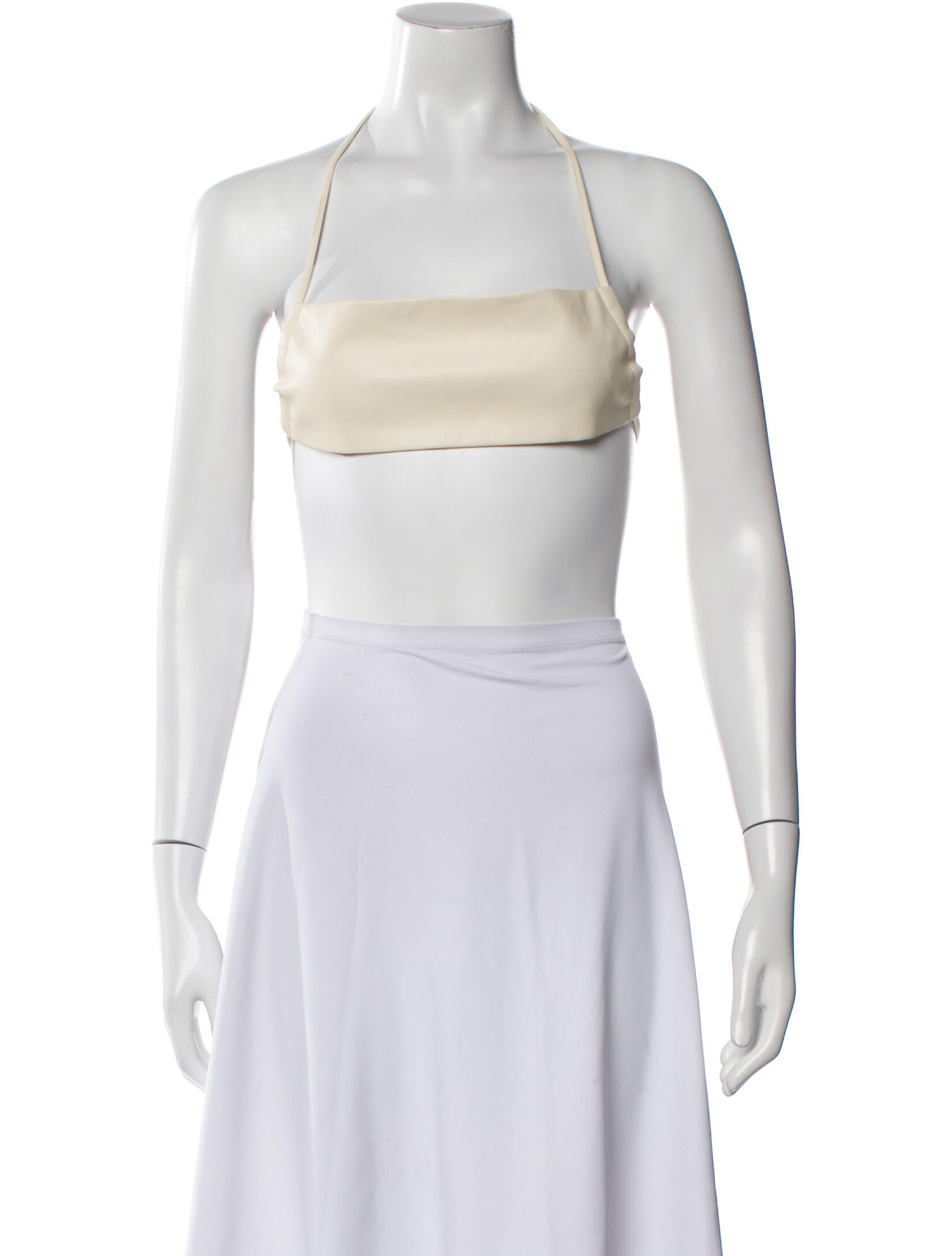 Aya Muse Halterneck Sleeveless Crop Top