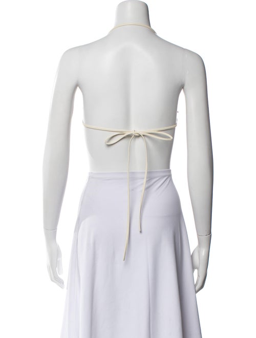 Aya Muse Halterneck Sleeveless Crop Top