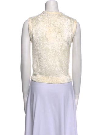 Aya Muse Crew Neck Sleeveless Crop Top