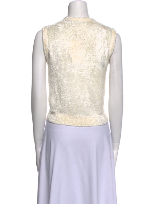 Aya Muse Crew Neck Sleeveless Crop Top