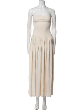 Aya Muse Strapless Midi Length Dress