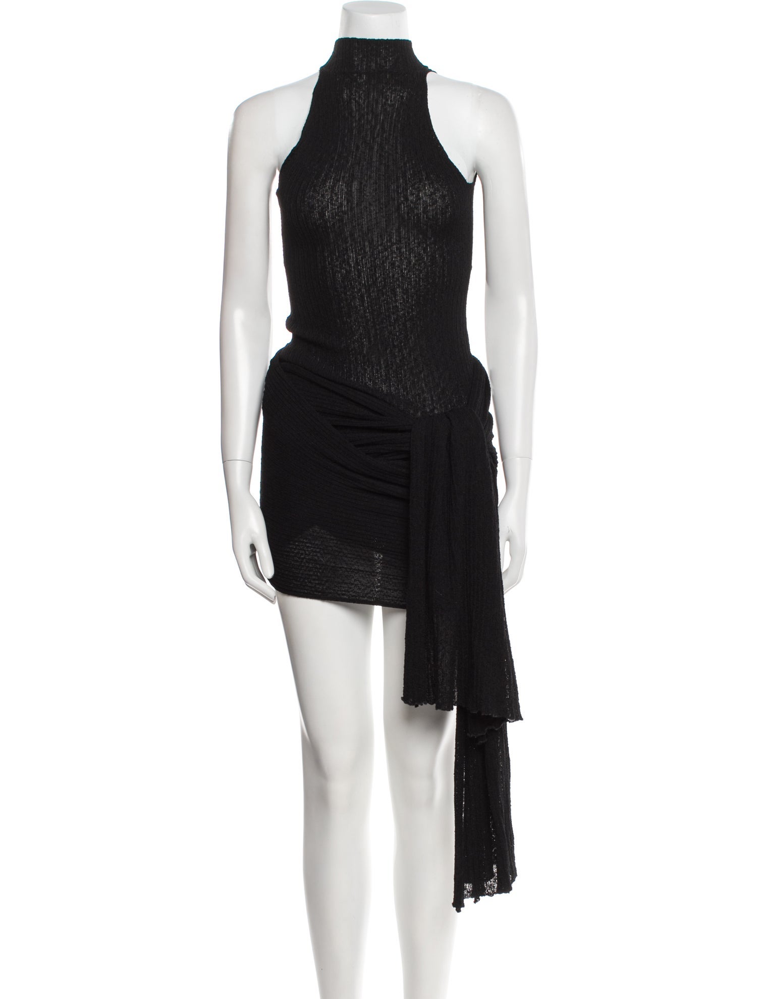 Aya Muse Mock Neck Mini Dress