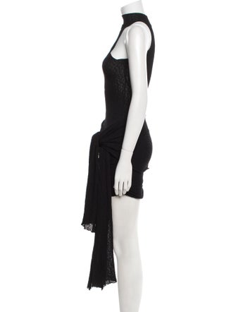 Aya Muse Mock Neck Mini Dress