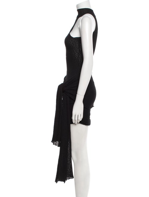 Aya Muse Mock Neck Mini Dress