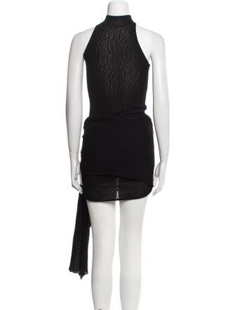 Aya Muse Mock Neck Mini Dress