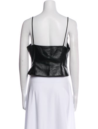 Aya Muse V-Neck Sleeveless Crop Top