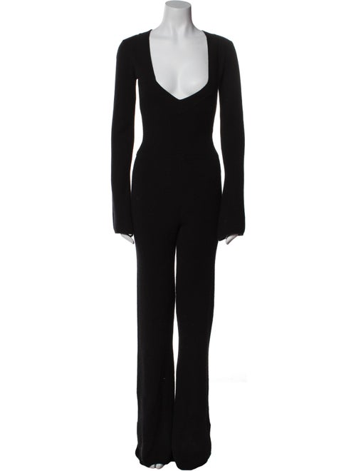 Aya Muse Wool V-Neck Jumpsuit