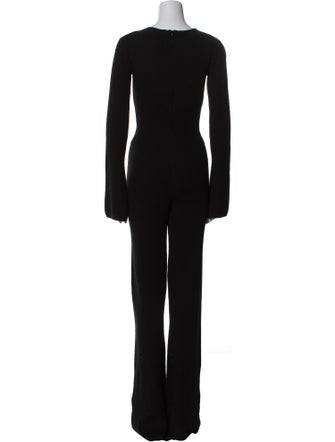 Aya Muse Wool V-Neck Jumpsuit