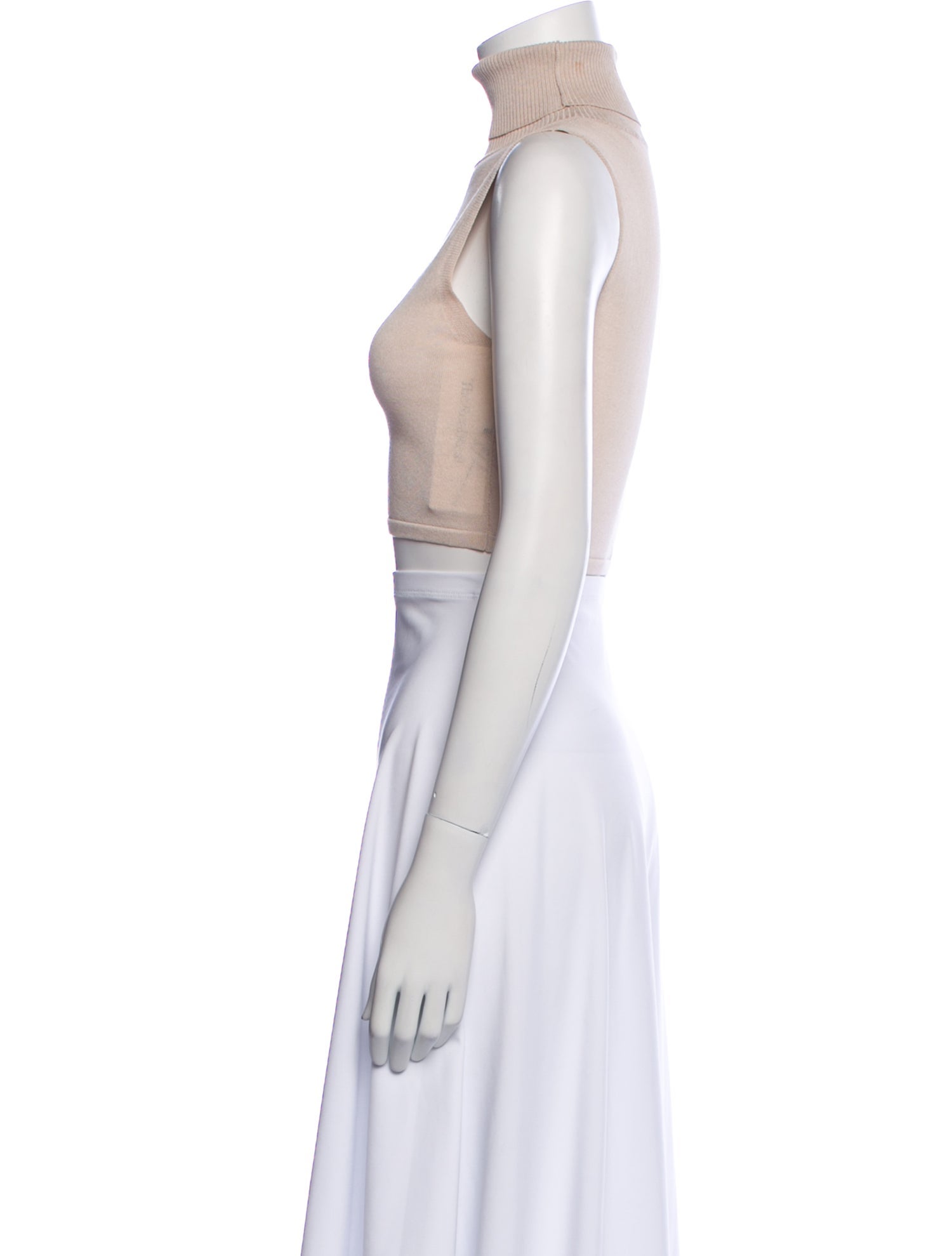 Aya Muse Turtleneck Sleeveless Crop Top