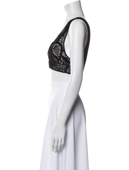 Aya Muse V-Neck Sleeveless Crop Top